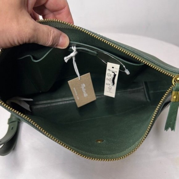 Madewell Womens $158 Transport Shoulder Crossbody Bag Forest Green NC275 - Picture 8 of 10